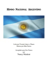 HImno Nacional Argentino piano sheet music cover